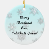 最高のパパバイパーディスゴルフクリスマスクリスマス セラミックオーナメント (裏面)