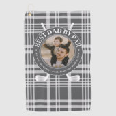 最高のパパバイパーバッファロープライド父の日の写真 ゴルフタオル (正面)