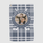 最高のパパバイパーバッファロープライド父の日の写真 ゴルフタオル (正面)