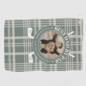 最高のパパバイパーバッファロープライド父の日の写真 ゴルフタオル (横)