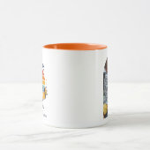 最高のパパバイパーファーザーズカスタムデイキッズフォト マグカップ (中央)