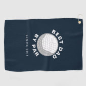 最高のパパバイパーファーザーズカスタムデイ年 ゴルフタオル (横)