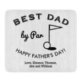 最高のパパバイパーファーザーズデイゴルフ恋人カスタム カッティングボード (正面)