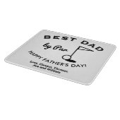 最高のパパバイパーファーザーズデイゴルフ恋人カスタム カッティングボード (角)