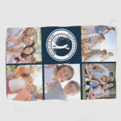 最高のパパバイパーフォトコラージュモノグラム ゴルフタオル (横)