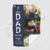 最高のパパバイパーフォトゴルファーの父の日 ゴルフタオル (インサイチュ)