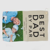 最高のパパバイパーフォトゴルフ父の日ギフト ゴルフタオル (横)