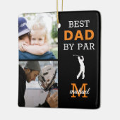 最高のパパバイパーフォトモノグラムセラミックオーナメント セラミックオーナメント (左)