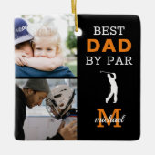 最高のパパバイパーフォトモノグラムセラミックオーナメント セラミックオーナメント (正面)