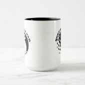 最高のパパバイパーモダンゴルフ マグカップ (中央)