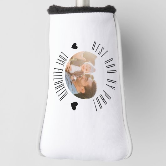 最高のパパバイパー写真パーソナライズされた父の日 ゴルフヘッドカバー (回転90)