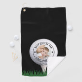 最高のパパバイパー写真パーソナライズされた ゴルフタオル (インサイチュ)