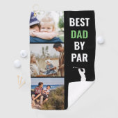 最高のパパバイパー写真モノグラム父親の日ギフト ゴルフタオル (インサイチュ)