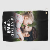 最高のパパバイパー写真 ゴルフタオル (横)