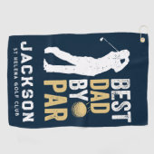 最高のパパバイパー写真 ゴルフタオル (横)