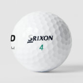 最高のパパバイパー名前をカスタムする父の日 ゴルフボール (ロゴ)