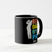 最高のパパバイパー名前をカスタムする父の日 マグカップ (正面右)