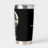 最高のパパバイパー父の日の写真カスタム撮影 保温保冷タンブラー (左面)