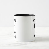 最高のパパバイパー父の日ゴルフダディーゴルファーPun マグカップ (中央)