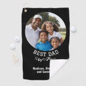 最高のパパバイパー父の日フォトキッズ名 ゴルフタオル (インサイチュ)