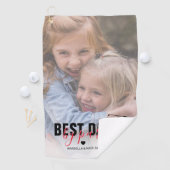 最高のパパバイパー父の日フォトゴルフタオル ゴルフタオル (インサイチュ)