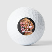 最高のパパバイパー犬の写真 ゴルフボール (正面)