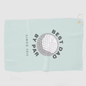 最高のパパバイパー祖父母デーモダンカスタム ゴルフタオル (横)