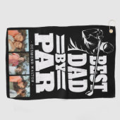 最高のパパバイパー3xPhoto Faters Day Gift ゴルフタオル (横)