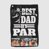 最高のパパバイパー3xPhoto Faters Day Gift ゴルフタオル (正面)