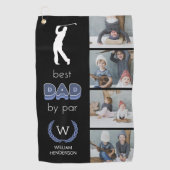 最高のパパバイパー4フォトモノグラム ゴルフタオル (正面)