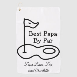 最高のパパパパバイパーゴルフタオル、ゴルフギフトパパ ゴルフタオル