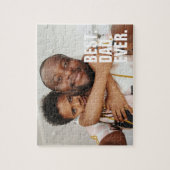 最高のパパパーソナライズされたファーザーズ ジグソーパズル (縦)