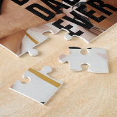 最高のパパパーソナライズされたファーザーズ ジグソーパズル (側面)