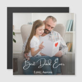 最高のパパパーソナライズされた写真 (正面/裏面)