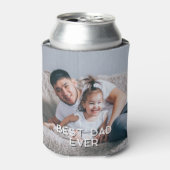 最高のパパパーソナライズされた写真 缶クーラー (缶正面)