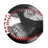 最高のパパパーソナライズされた写真 野球ボール (正面左)