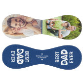 最高のパパパーソナライズされた名カスタム名 ソフトボール (パネル)