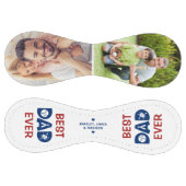 最高のパパパーソナライズされた名カスタム名 ソフトボール (パネル)