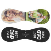 最高のパパパーソナライズされた名カスタム名 ソフトボール (パネル)