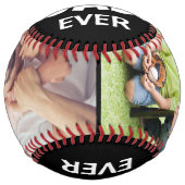 最高のパパパーソナライズされた名カスタム名 ソフトボール (正面)