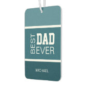 最高のパパパーソナライズされた カーエアーフレッシュナー (左)