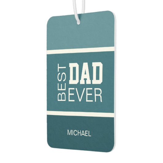 最高のパパパーソナライズされた カーエアーフレッシュナー (左)