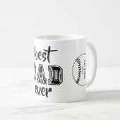 最高のパパパーソナライズされた コーヒーマグカップ (正面右)