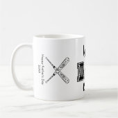 最高のパパパーソナライズされた コーヒーマグカップ (左)