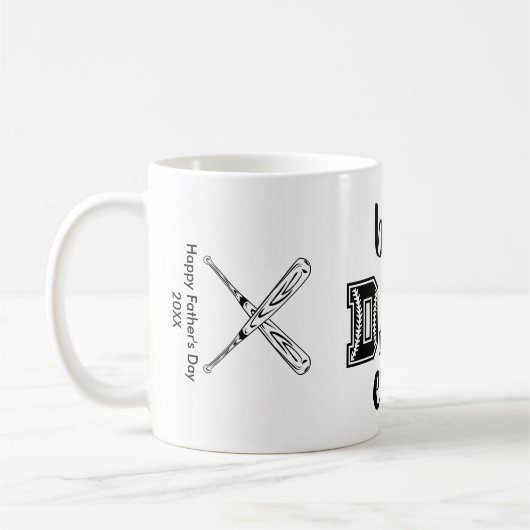 最高のパパパーソナライズされた コーヒーマグカップ (左)