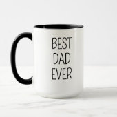最高のパパパーソナライズされたEver Photo Father's Day Gift マグカップ (左)