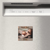 最高のパパパーソナライズされたEver Photo Magnet マグネット (インサイチュ (食洗機))