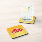 最高のパパビールラベル コースター (右側)