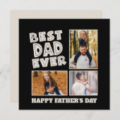 最高のパパファンキータイポグラフィ3 Photo Black シーズンカード (正面/裏面)