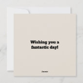 最高のパパファンキータイポグラフィ3 Photo Black シーズンカード (裏面)